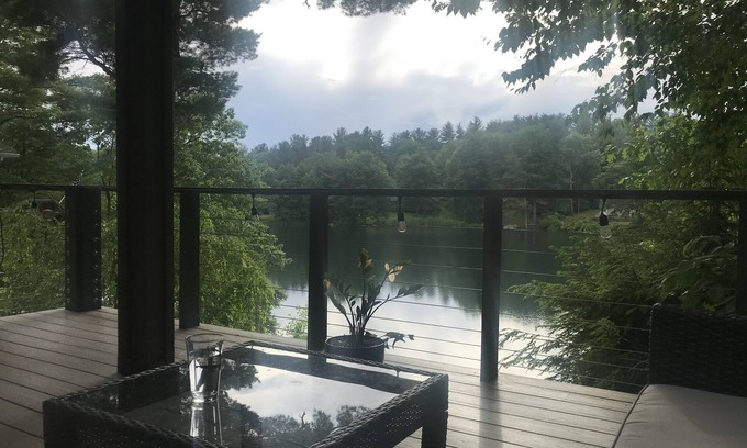 Town of Copake House | Waterfront Escape +dock +kayaks +firepit +fireplace +games