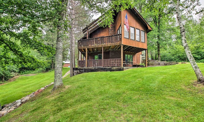 Fifty Lakes House | Waterfront Fifty Lakes Home w/Dock & Kayaks!