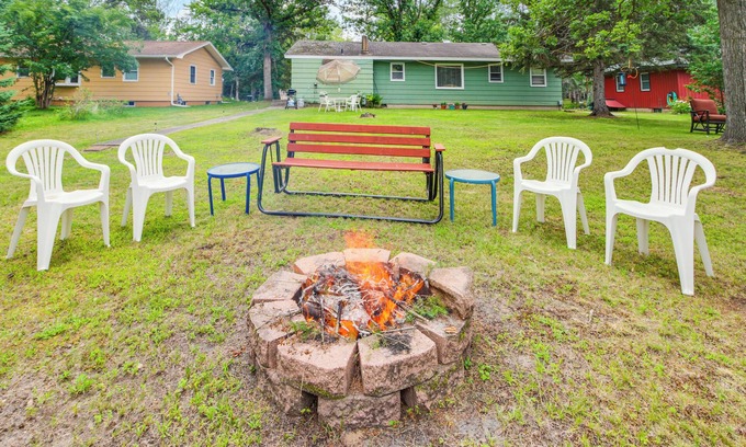 Pine River Cottage | Waterfront Home w/Dock & Fire Pit in Pine River