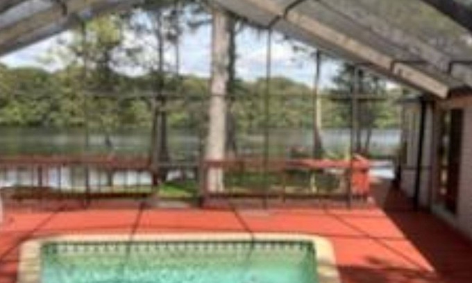 Lake Panasoffkee House | Waterfront house on Withlacoochee River, deck, pool, absolutely beautiful view!