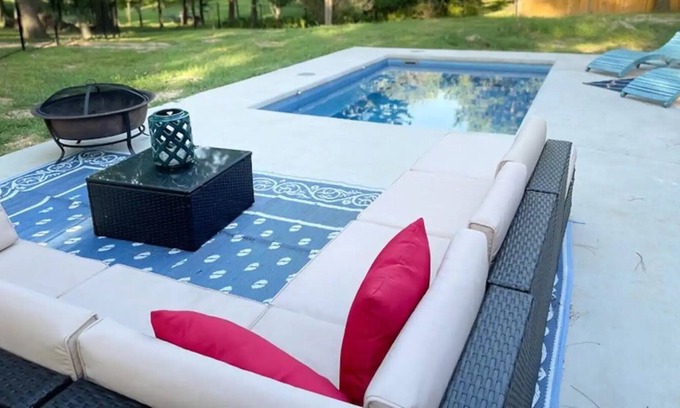 Mineola House | Waterfront Lake House with a pool