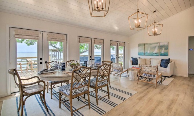 West Livingston House | Waterfront Livingston Home with Dock and Porch!