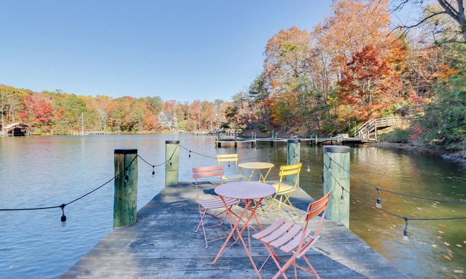 Chesapeake Ranch Estates-Drum Point House | Waterfront Lusby Retreat w/Deep-Water Dock & Slip