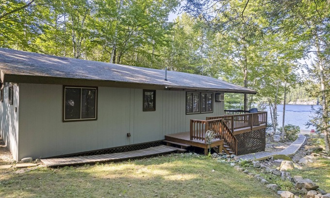 Standish Cottage | Waterfront on Frye Island with an amazing view of Frye's Leap!
