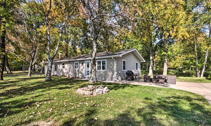 Onamia House | Waterfront Onamia Retreat with Dock and Fire Pit!