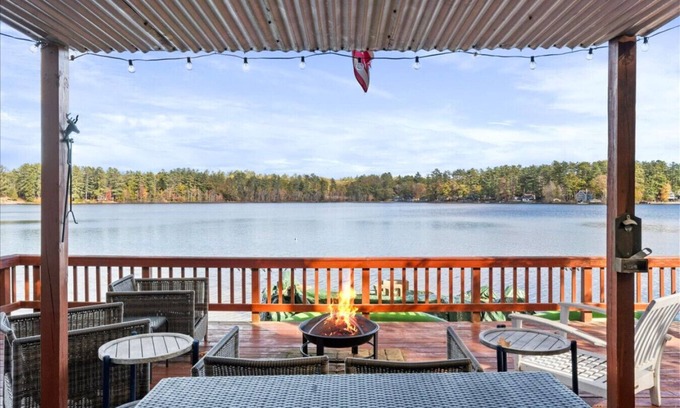 Acton House | Waterfront | Private Dock | Outdoor Firepit