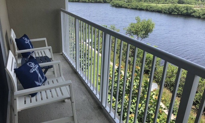 Ruskin House | Waterfront Townhome w/Heated Pool & Balconies