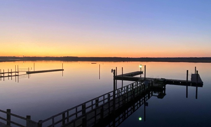 Chincoteague Condo | Waterfront Unit on Assateague Channel View with Floating Dock