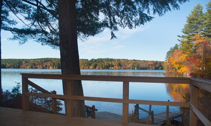 Sunapee House | Waterfront Vacation Home For Up To 5 Guests. Canoe, Swim, Ski, and Have Fun.