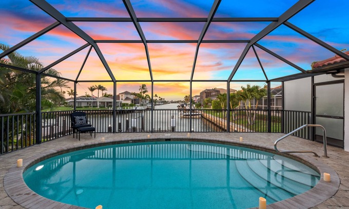 Marco Island House | Waterview 3 ensuite home with pool nHGTV chose as ideal vacation home!