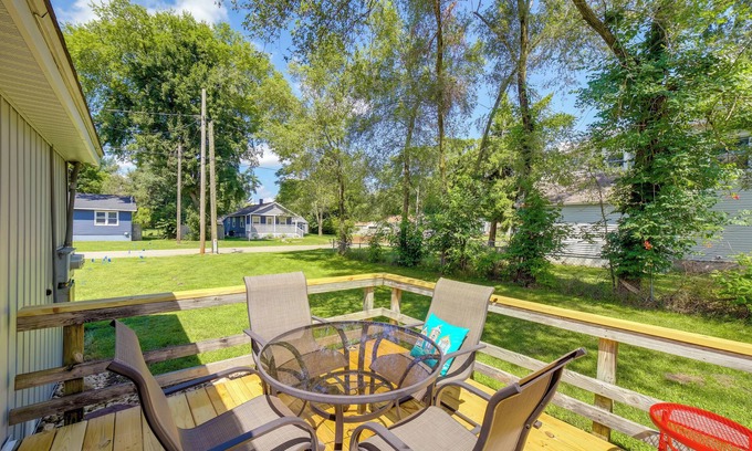 Wayland Apartment | Wayland Retreat w/Deck: Walk to Downtown!