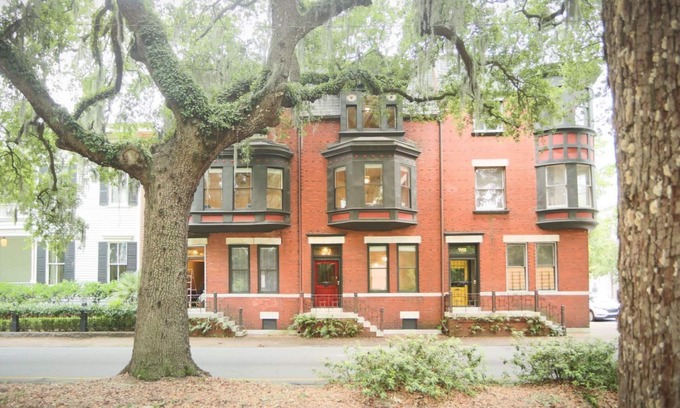 Savannah Victorian District House | Well Appointed Row Home Overlooking Forsyth Park by Lucky Savannah