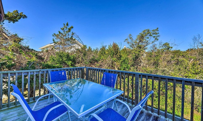 Emerald Isle Apartment | 'west of the Moon' Ocean Apt w/Beach Access!