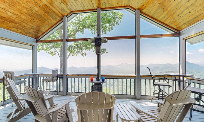Sapphire Cottage | Whale of a View! Two Great 2 bedroom homes with Incredible Views in Sapphire NC