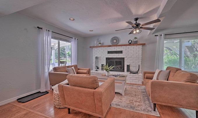 Whispering Pines Cottage | Whispering Pines Home: Fire Pit, Near Scenic Hikes