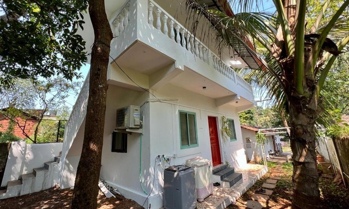 SBI Colony Apartment | White Studio in the woods