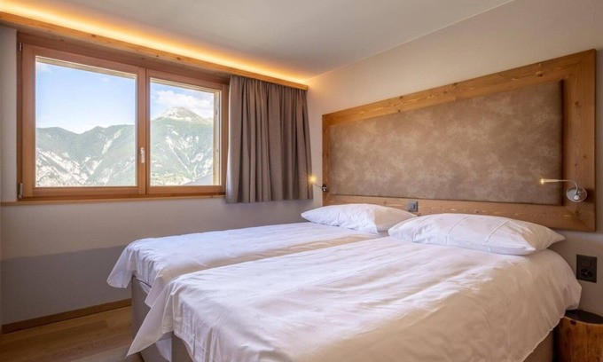 Vercorin Apartment | Wifi, 250m from shops, sauna, hammam, tv, ski locker, 37m², Vercorin