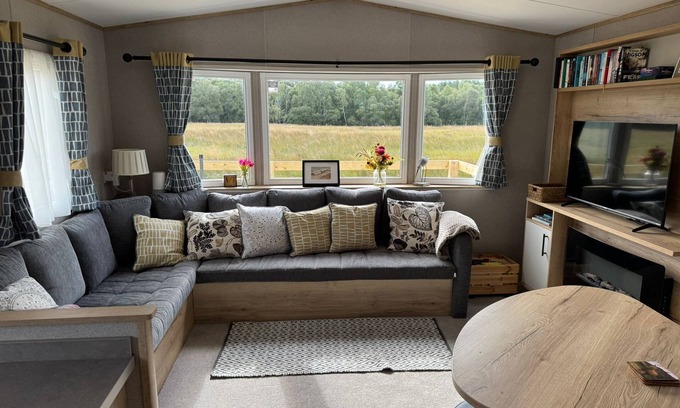 Grantown-on-Spey House | Wildcat Lodge; Brand new, lovely 2-bedroom caravan with WiFi in Grantown-on-Spey