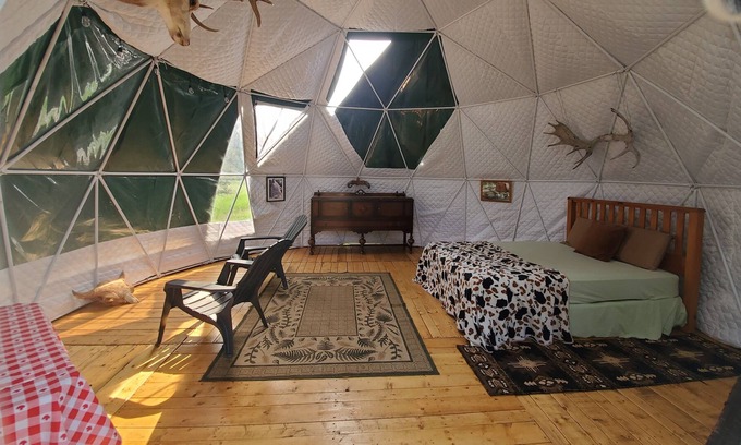 Caroline House | Wilderness Geo Dome in Boundary RV Park