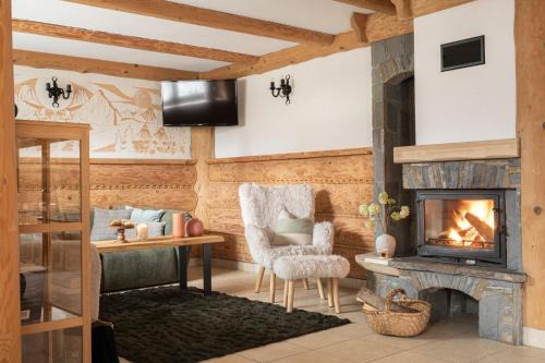 Bialy Dunajec Ski Chalet | Willa Podhalanka Jacuzzi & sauna - drewniany dom dla 20 osób