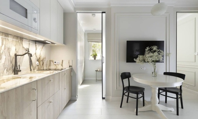 Kamienny Potok Apartment | Willa Szwarc cozy gray apartment