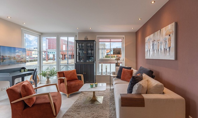 Zentrum Apartment | Willkommen an Ihrem Logenplatz Direkt am Idyllischen Husumer Hafen!