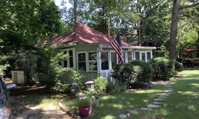 Jamesport Cottage | Wine Country Cozy Home Away in the Woods