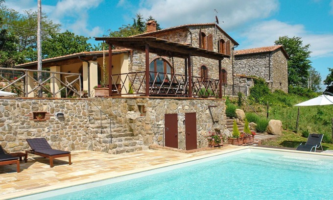Montieri House | Wonderful private villa with private pool, WIFI, TV, terrace, pets allowed, panoramic view, parking