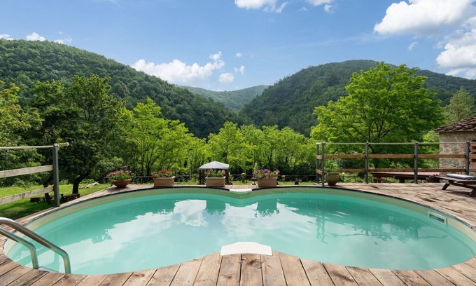 Borgo San Lorenzo Villa | Wonderful private villa with WIFI, private pool, TV, patio and panoramic view, close to Florence