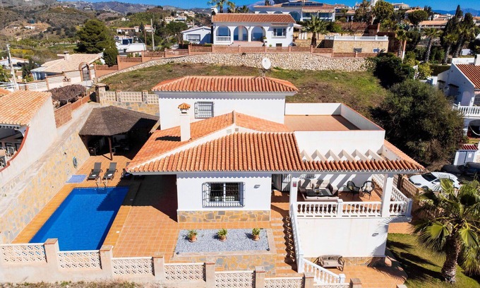 Benajarafe House | Wonderful private villa for 7 guests with private pool, WIFI, A/C, TV and terrace