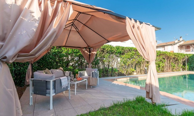 San Donato Villa | Wonderful private villa for 15 guests with hot tub, private pool, WIFI, TV and patio