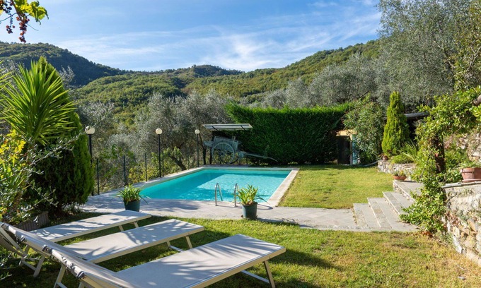 Ville San Sebastiano Villa | Wonderful private villa with A/C, WIFI, private pool, TV, patio, pets allowed and panoramic view