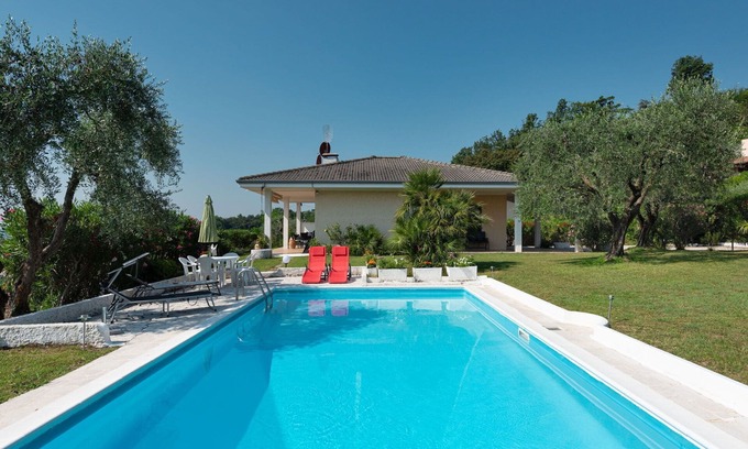 Soiano del Lago House | Wonderful private villa for 6 people with WIFI, private pool, TV, terrace and parking