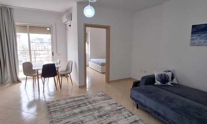 Durres Apartment | WOW DURRES apartment, sea and mountain view, 150m sea,balkon,parking,beach