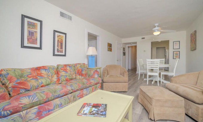 Hilton Head Apartment | Xanadu 19-A, 2 Bedroom, Sleeps 6, Walk to Beach, Large Pool, Free Tennis