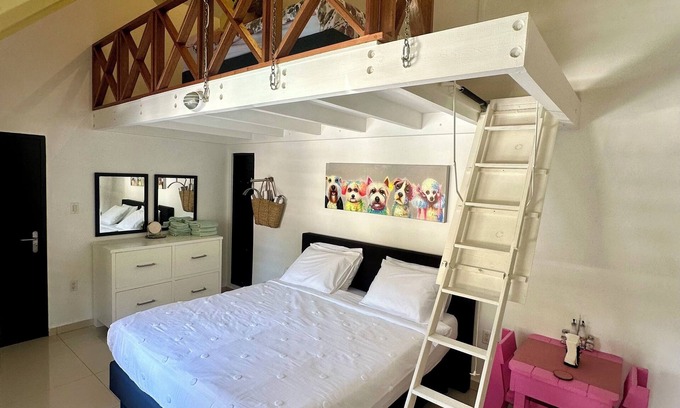 Salina Apartment | Yemaya Guesthouse Curaçao; fits up to 3guests - has an amazing Pool with Slide!