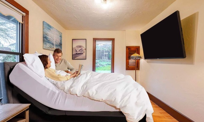 West End House | You deserve the best! Adjustable king bed with premium mattress, massage chair