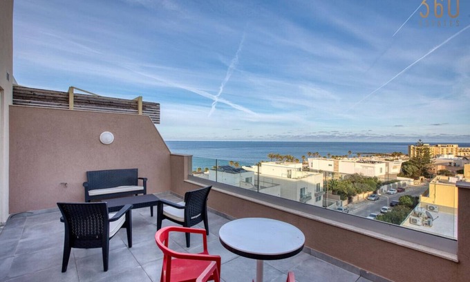 Marsaskala Apartment | Your Dream 3BR Penthouse with Beautiful Views