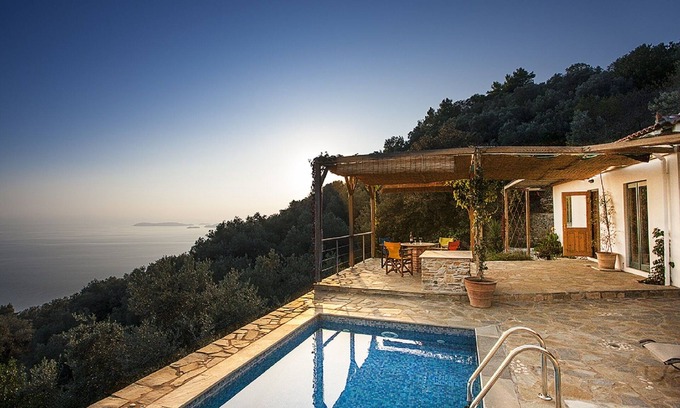 Xanthi Region Cottage | Ysyhia - Cottage With Private Pool And Sea Views