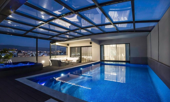 Kolokinthou Apartment | Zambelis Athens Penthouse Spa