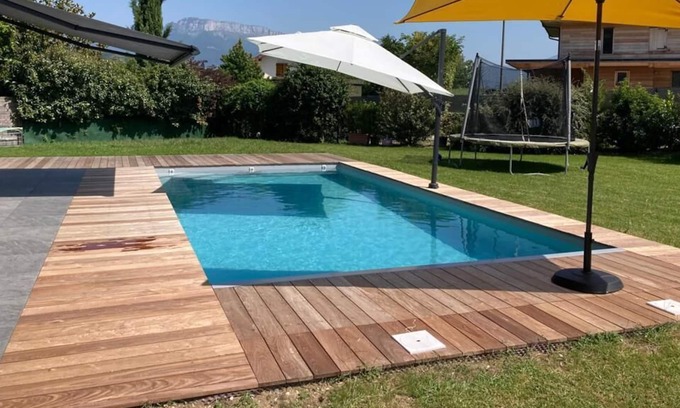 Metz-Tessy House | Zen Villa, terrace, swimming pool, calm & family