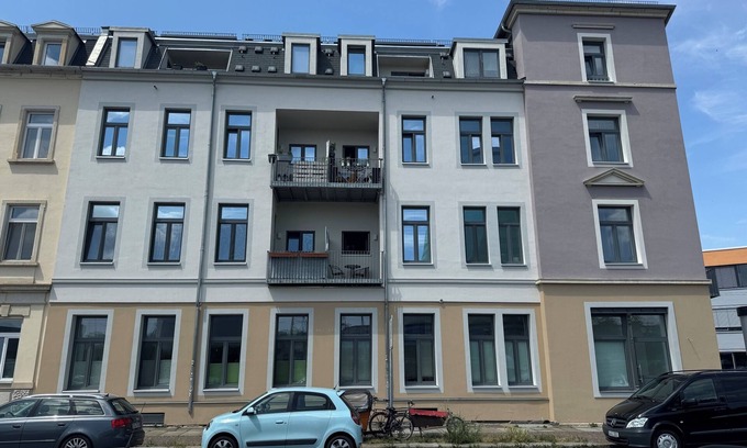 Wilsdruffer Vorstadt/Seevorstadt-West Apartment | Zimmer 4 Minuten mit Bahn/auto Hauptbahnhof Dresden Unweit Einkauf Markte