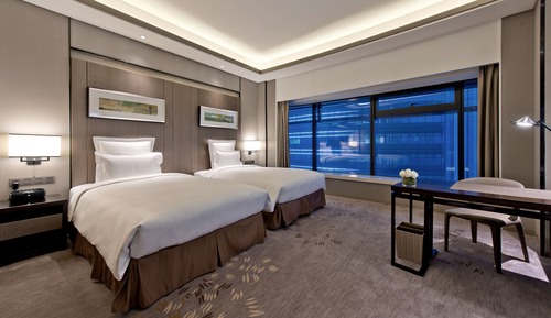 Deluxe Room, 2 Twin Beds, Business Lounge Access (Executive, High Floor)