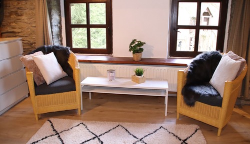 Family Room, Shared Bathroom