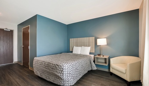 Queen Suite w/ Dishwasher (Dishes/Cookware Included) Accessible Roll-in Shower