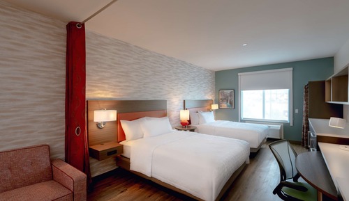 Studio Suite, 2 Queen Beds, Accessible, Bathtub