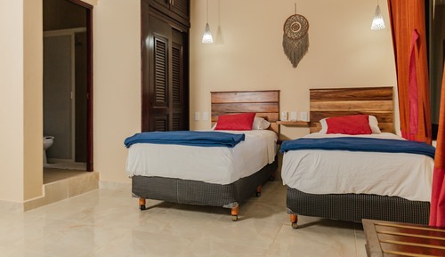 Family Double or Twin Room, 1 Bedroom, Non Smoking, Garden View