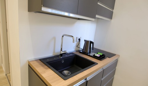 Standard Room, 1 King Bed, Hearing Accessible, Kitchen