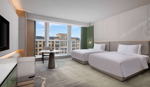 Deluxe Room, 2 Twin Beds, Non Smoking, City View