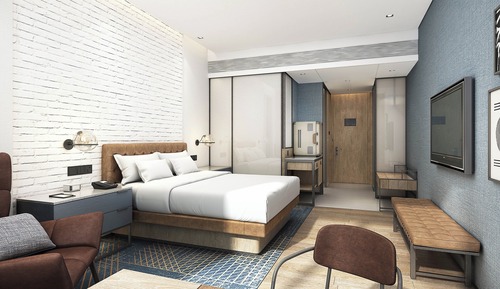 Premier Room, 1 King Bed, Balcony, Mountain View